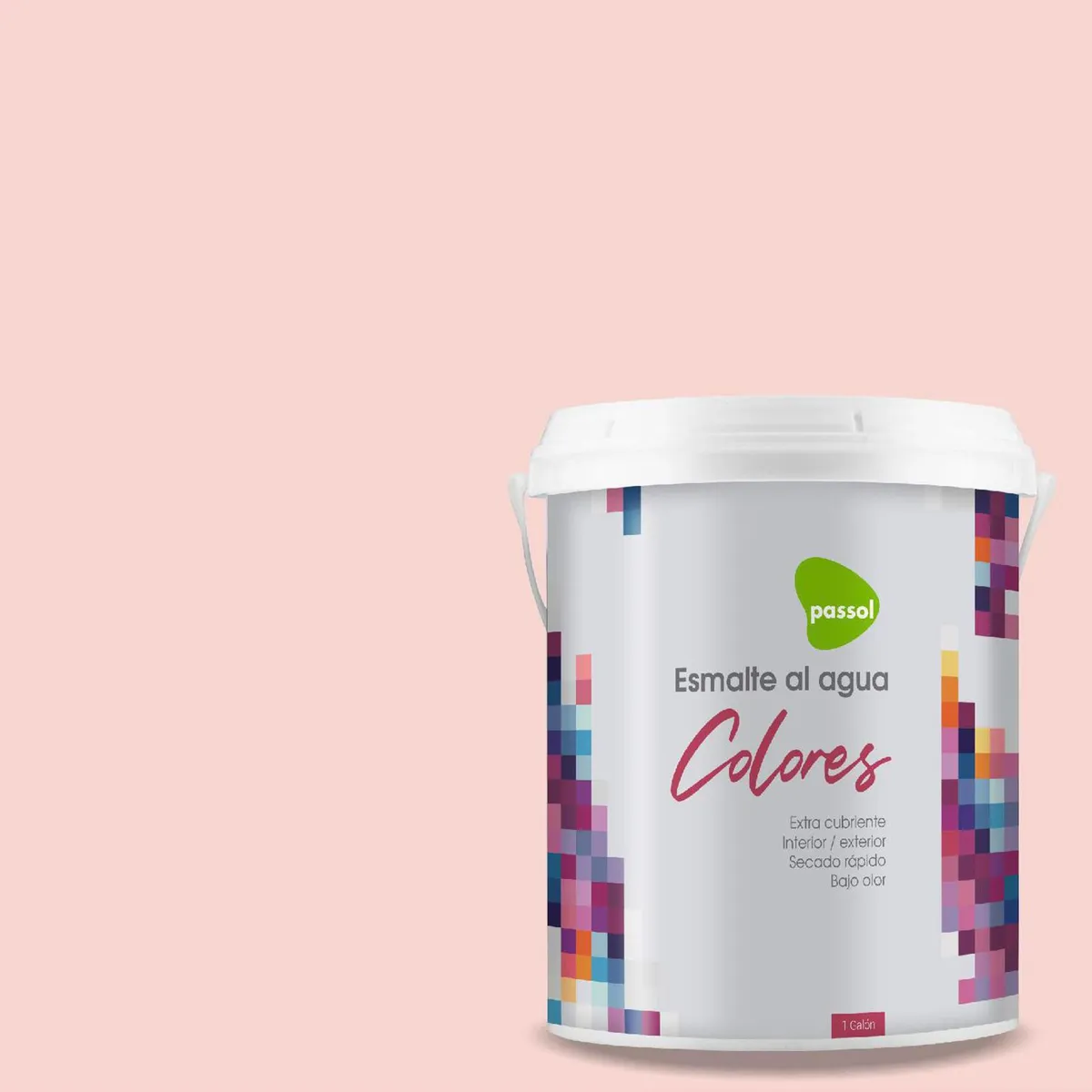 PASSOL - Esmalte al Agua 1 galón(es) Mate Rosado Cherub Pink