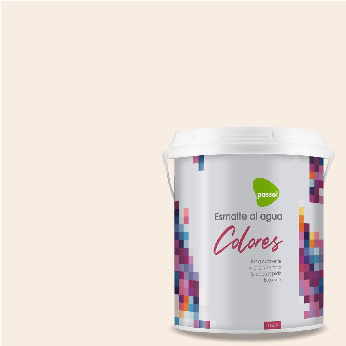 PASSOL - Esmalte al Agua 1 galón(es) Mate Beige Puritan Beige