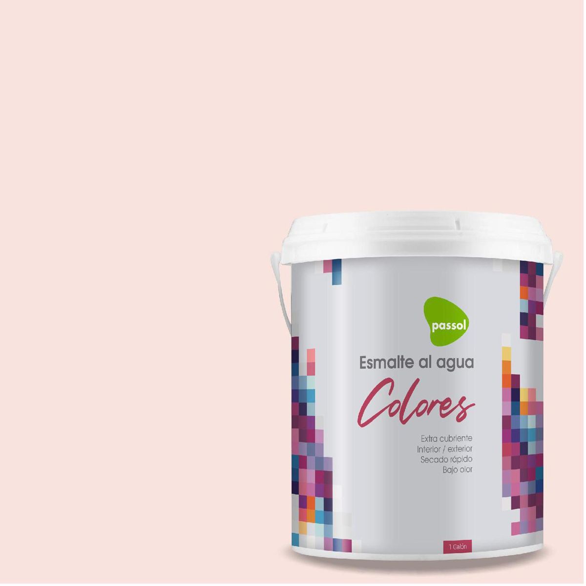 PASSOL - Esmalte al Agua 1 galón(es) Mate Beige Everlasting