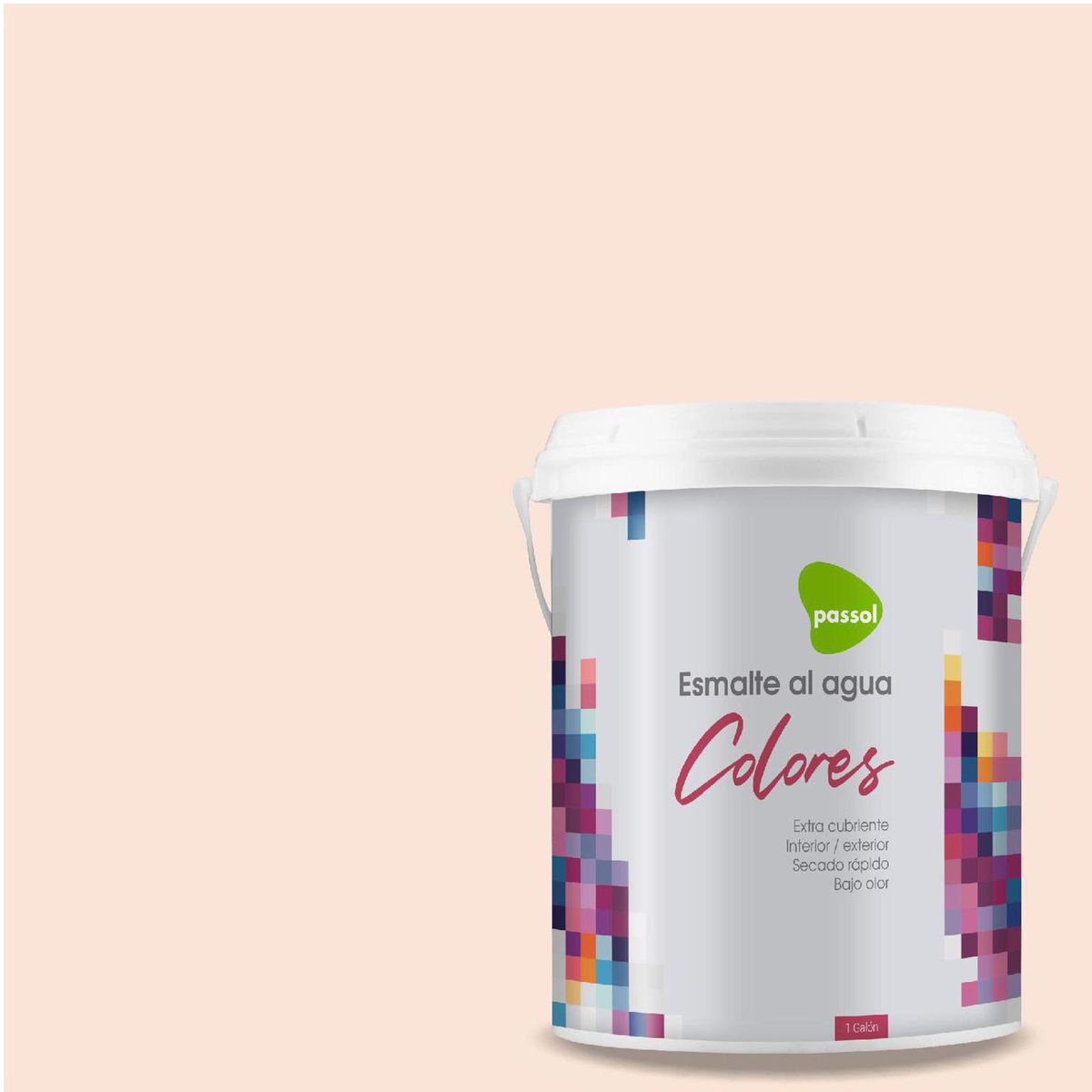 PASSOL - Esmalte al Agua 1 galón(es) Mate Beige Cameo Peach