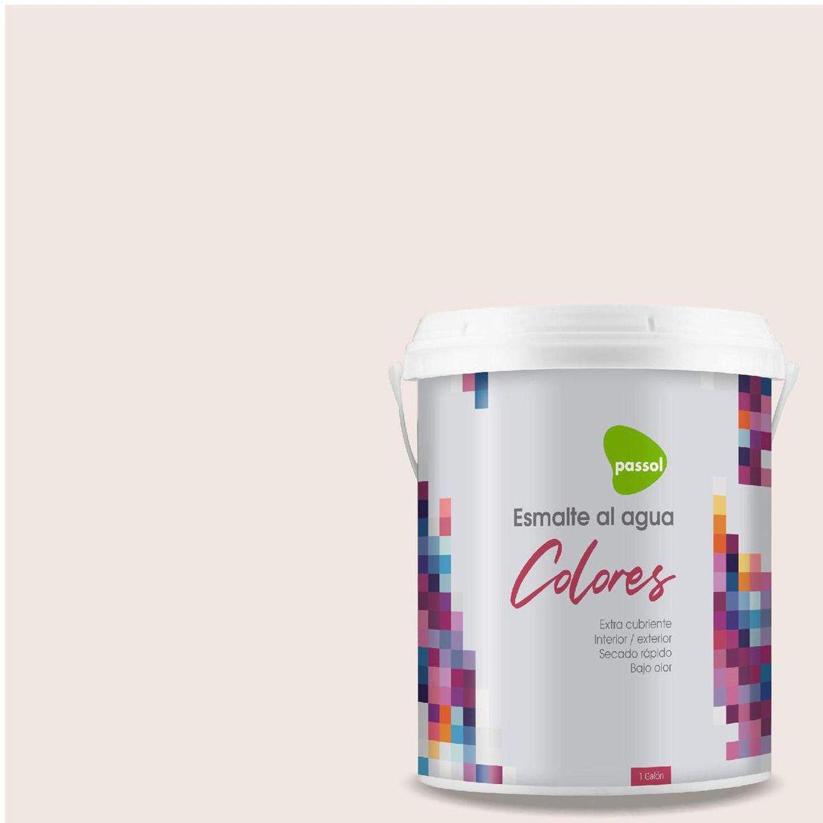 PASSOL - Esmalte al Agua 1 galón(es) Mate Rosado Blushing Bride