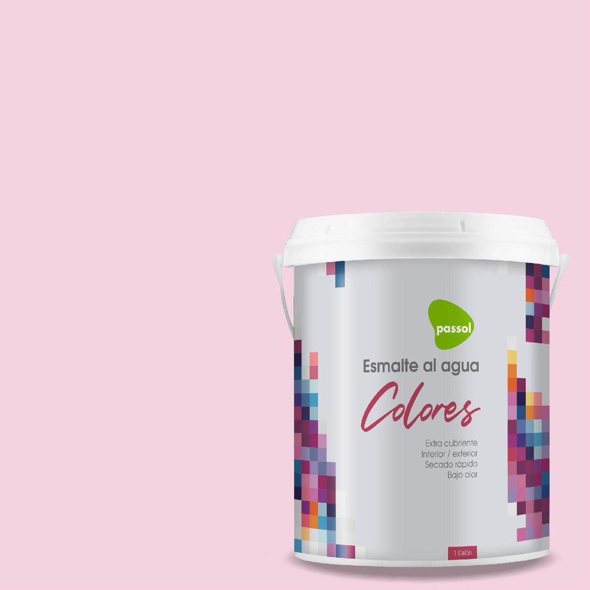 PASSOL - Esmalte al Agua 1 galón(es) Mate Rosado Toe Shoes