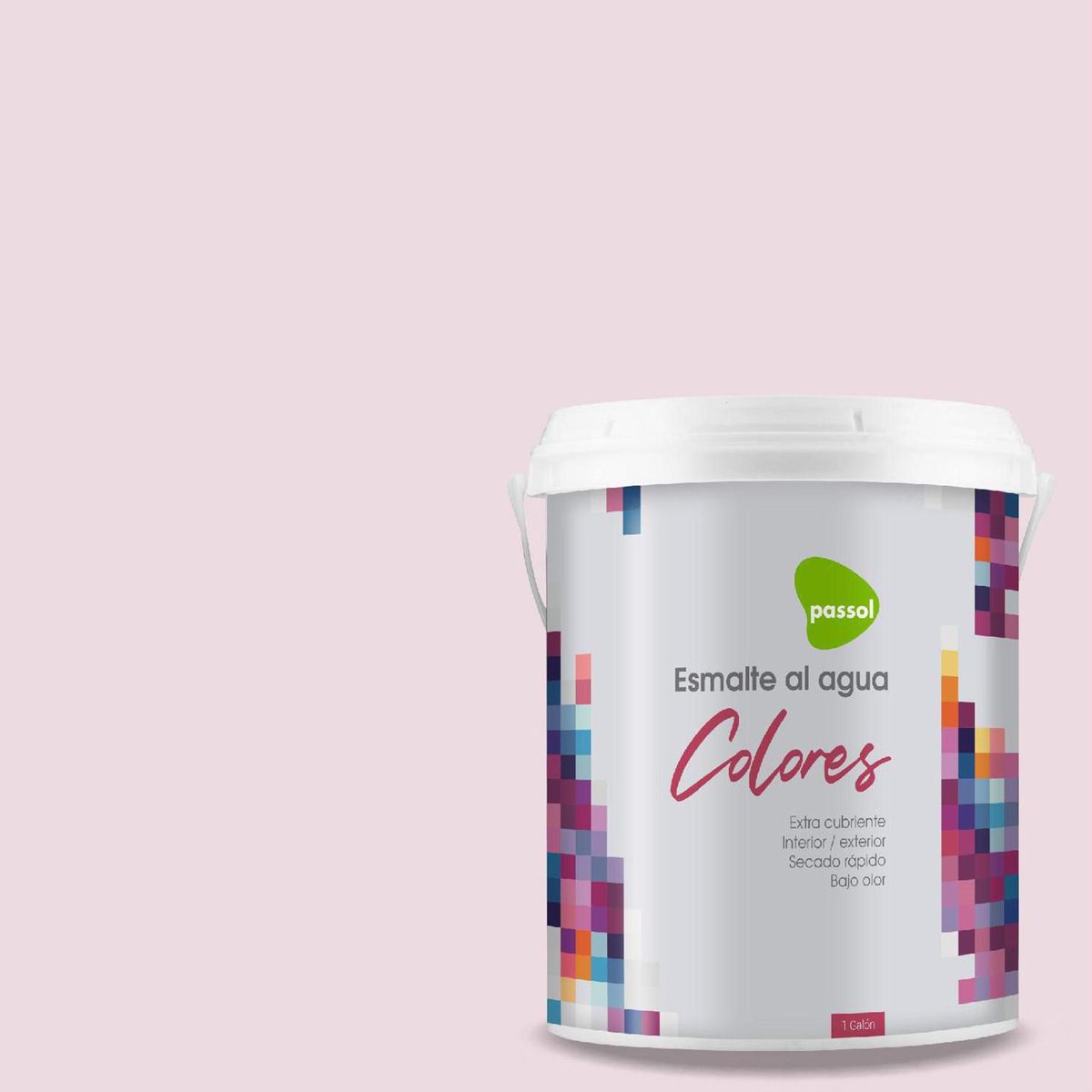 PASSOL - Esmalte al Agua 1 galón(es) Mate Rosado Gossamer