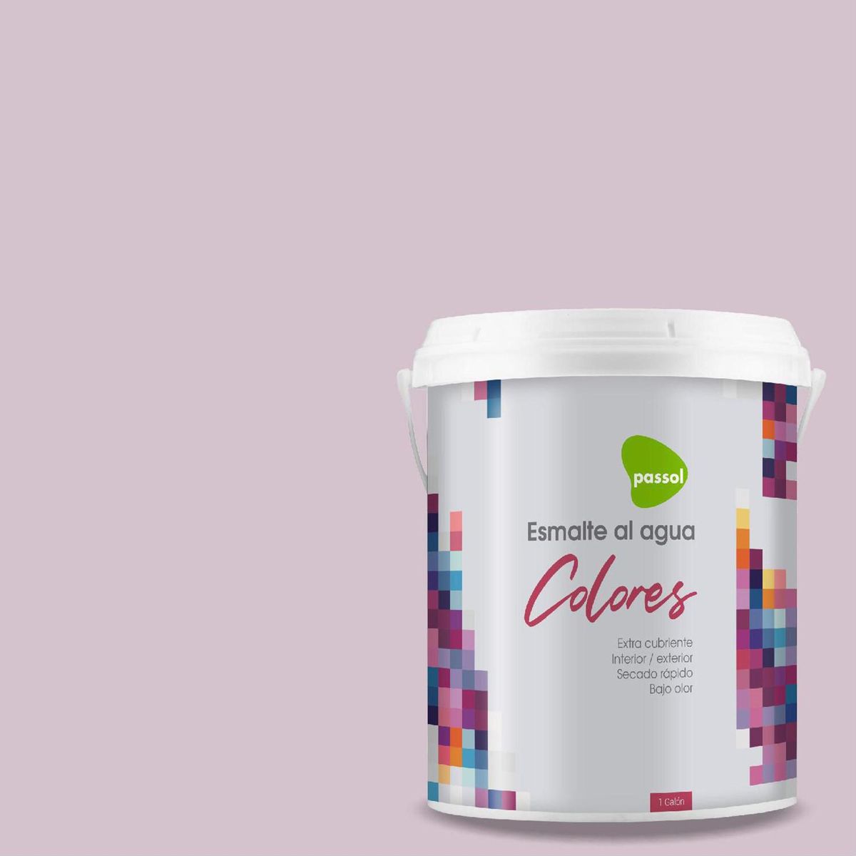 PASSOL - Esmalte al Agua 1 galón(es) Mate Morado Dusky Lilac
