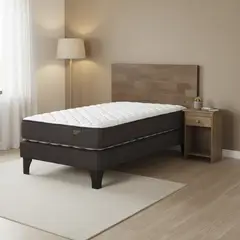 ROSEN - Cama 1 Plaza Europea Ergo T + Respaldo + Velador
