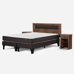 ROSEN - Cama Ergo T 2 plazas Café