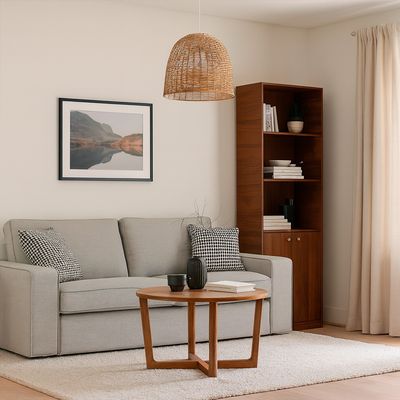 Imagen 2 del producto Librero Melamina 6 Nivel(es) 30x180x60 cm Nogal