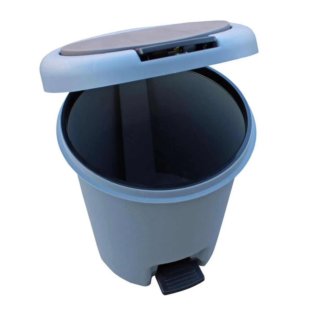 SIGNET CLASSICS - Basurero Signet Classics 15 Litros Gris Para Cocina