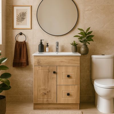 Imagen 2 del producto Kit mueble vanitorio BPA60-W 60C 60x40x80 cm