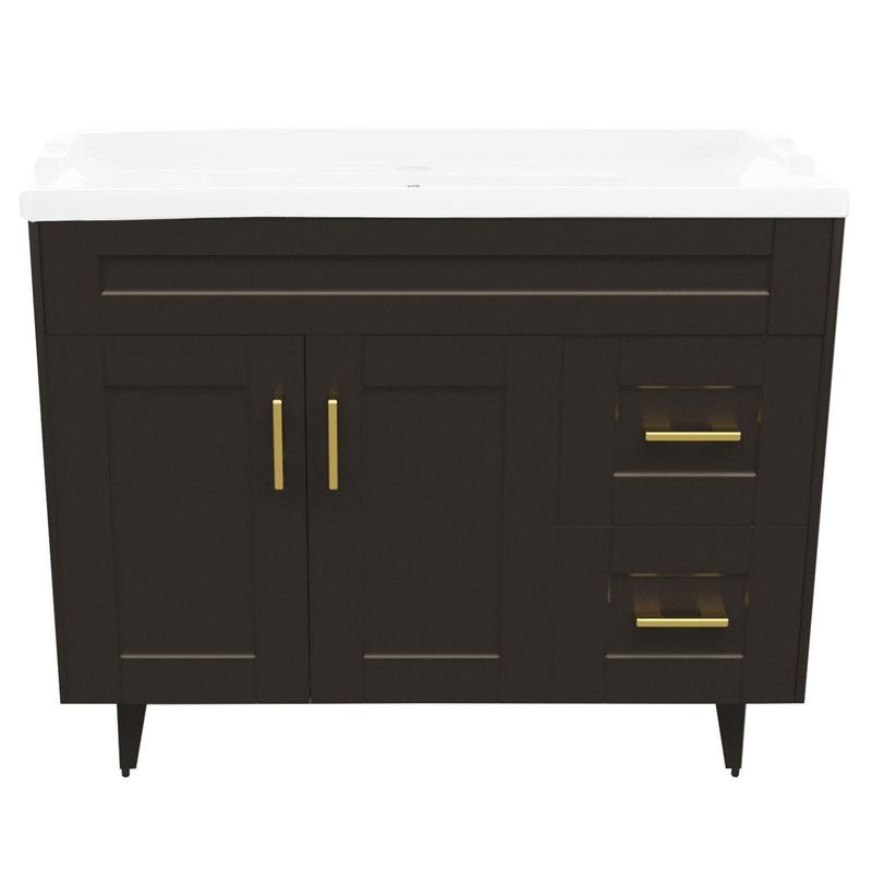 DOMSA - Kit mueble vanitorio Deluxe 100SK P blanco 70 cm