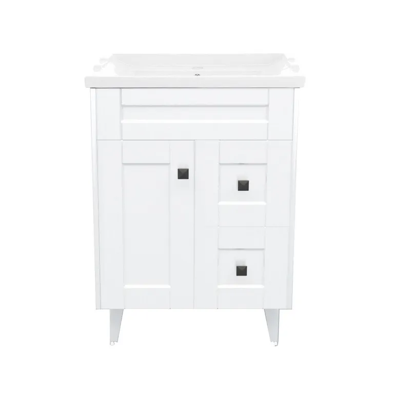 Kit mueble vanitorio Deluxe N60SK F blanco 60 cm