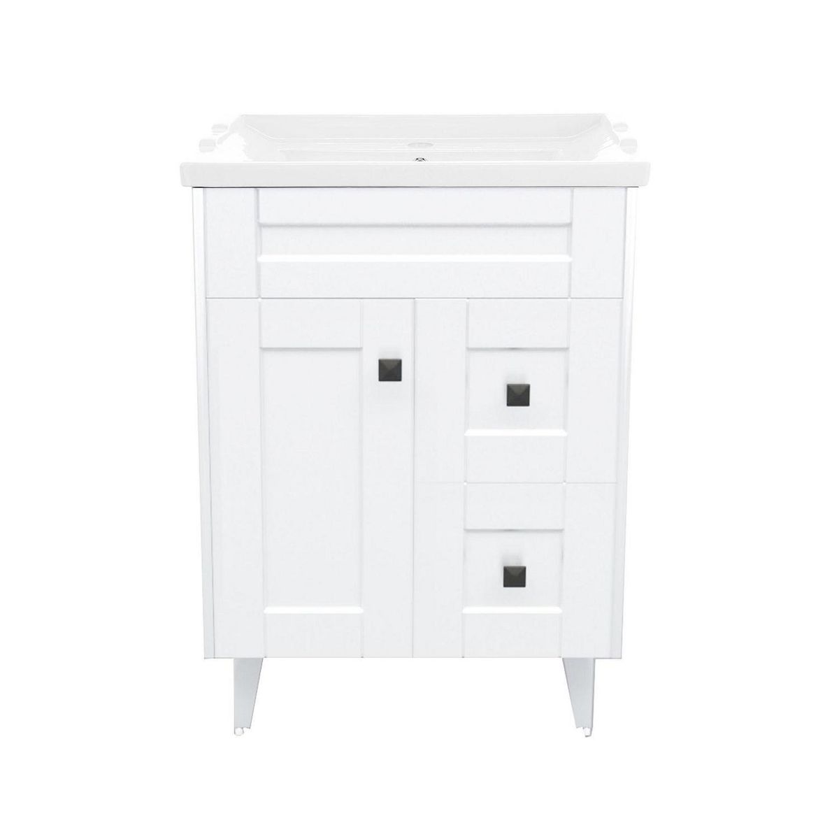 DOMSA - Kit mueble vanitorio Deluxe N60SK F blanco 60 cm