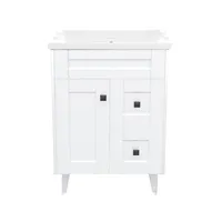 Kit mueble vanitorio Deluxe N60SK F blanco 60 cm