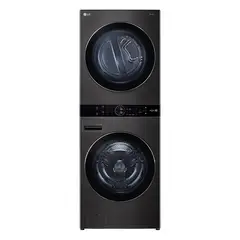 LG - Lavadora Secadora 22/16 kg Negro WK22BS6