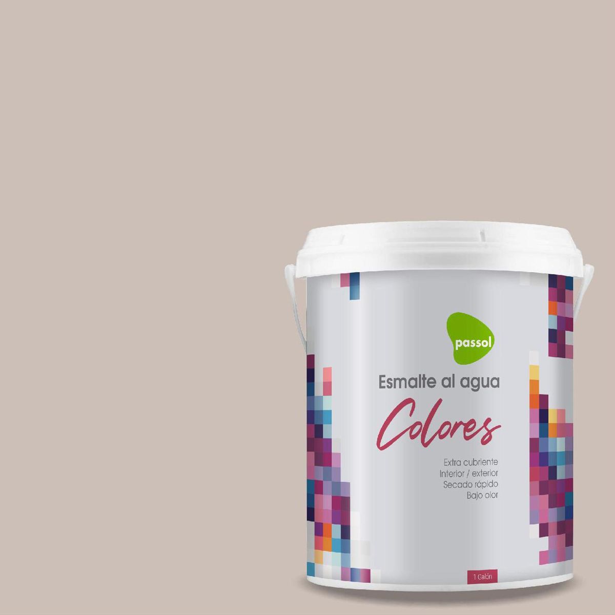 PASSOL - Esmalte al Agua 1 galón(es) Mate Beige Softness