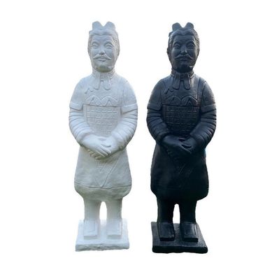 Figuras soldados de terracota Yin y yang  1.08 mts