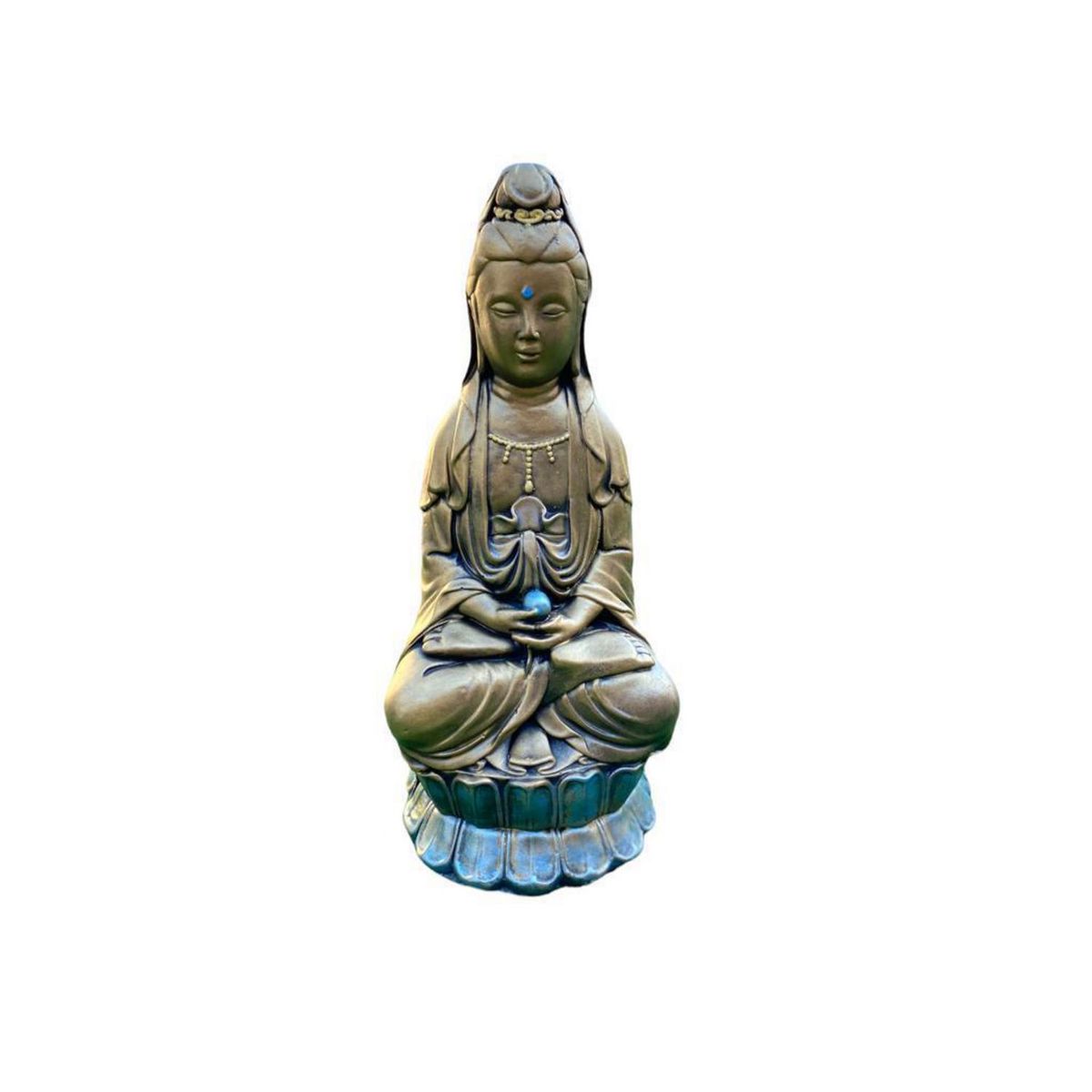 SAT NAM INSPIRES - Figura Kuan Yin 45 cm  dorada