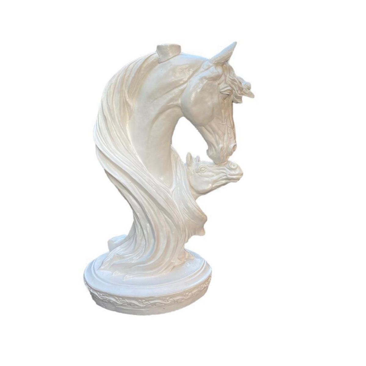 SAT NAM INSPIRES - Figura Caballo decorativo blanco 60 cm