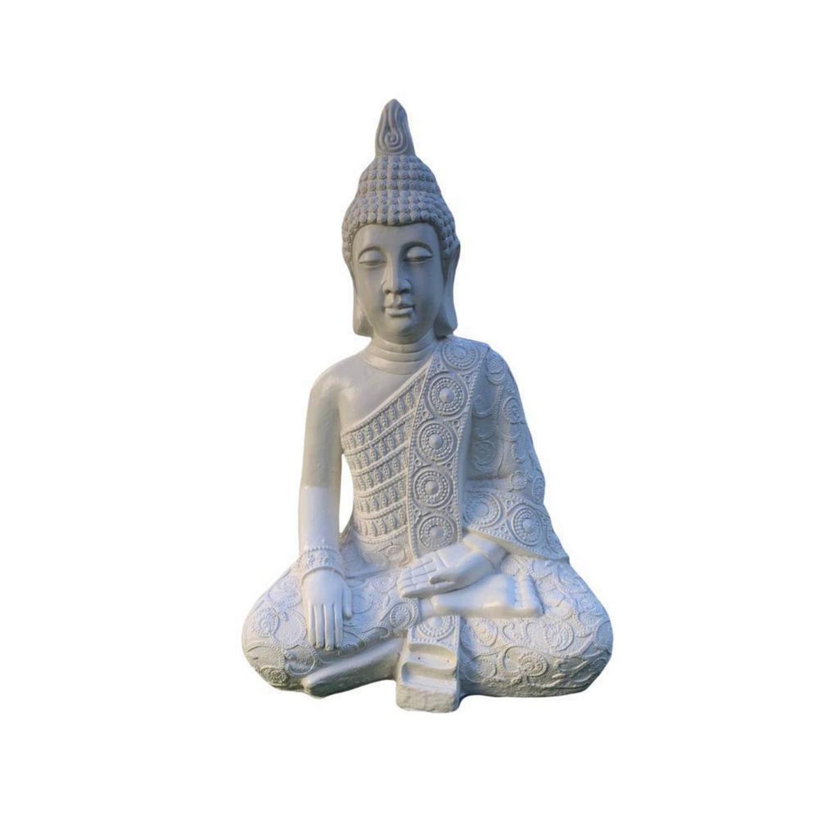 SAT NAM INSPIRES - Buda meditación blanco 50 cm