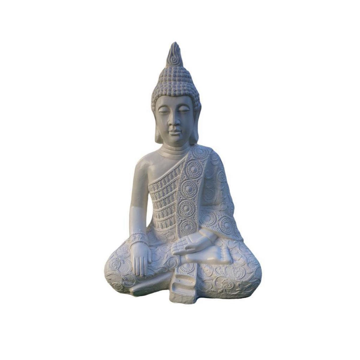 SAT NAM INSPIRES - Buda meditación blanco 50 cm