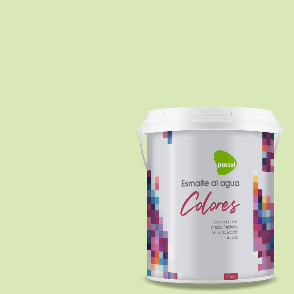 PASSOL - Esmalte al Agua 1 galón(es) Mate Amarillo Little Seedlin