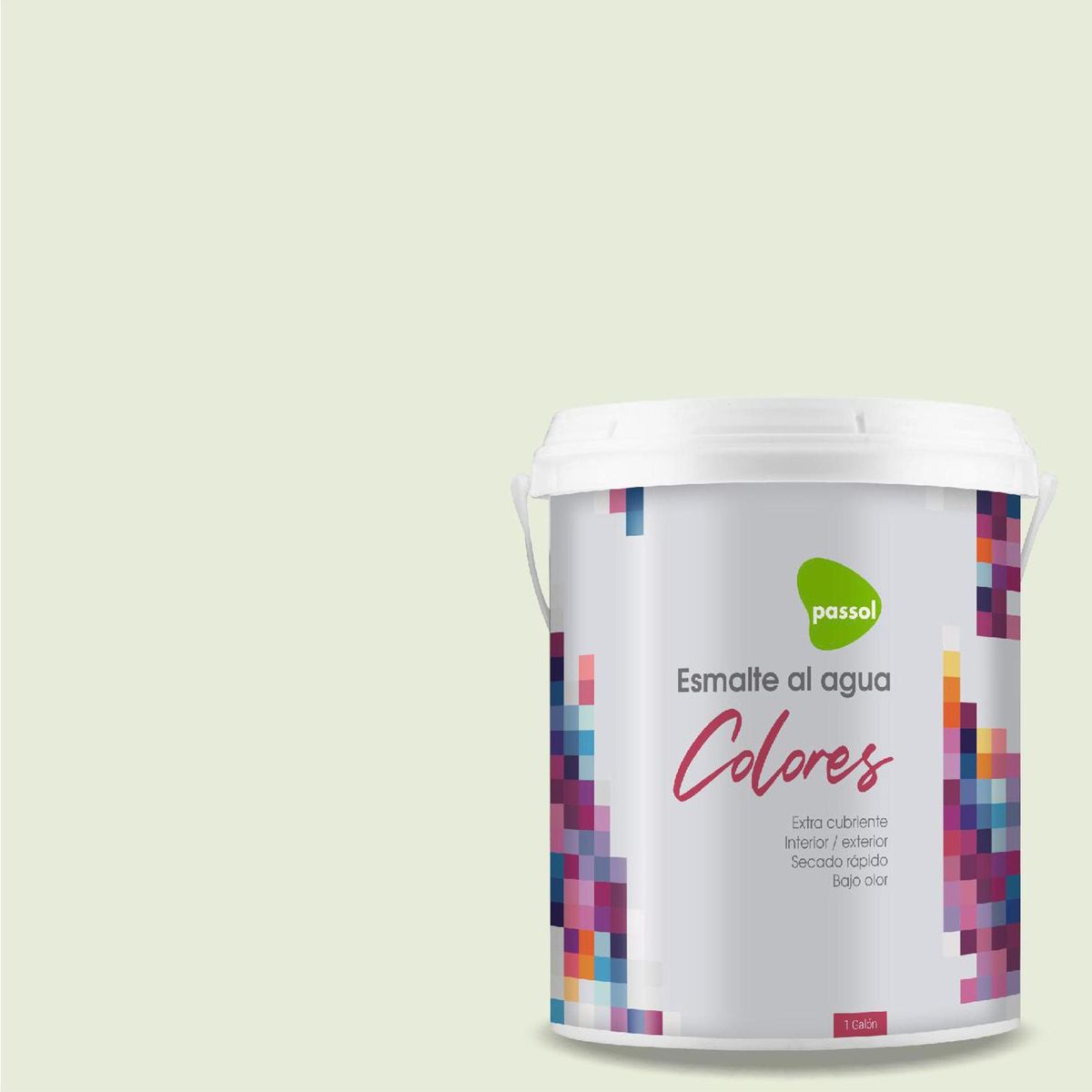 PASSOL - Esmalte al Agua 1 galón(es) Mate Verde Green Essence