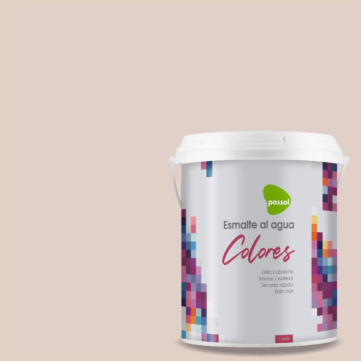 PASSOL - Esmalte al Agua 1 galón(es) Mate Beige Bristoe Cream