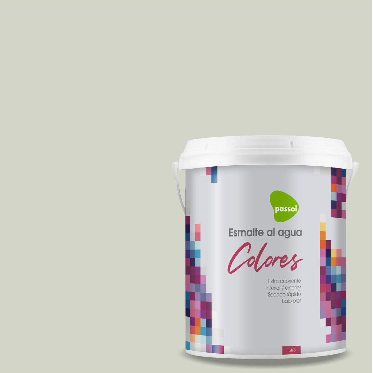 PASSOL - Esmalte al Agua 1 galón(es) Mate Beige Tidal Foam