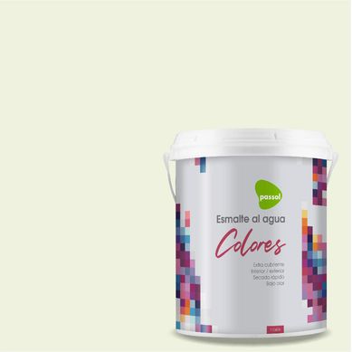 Esmalte al agua light celery galn