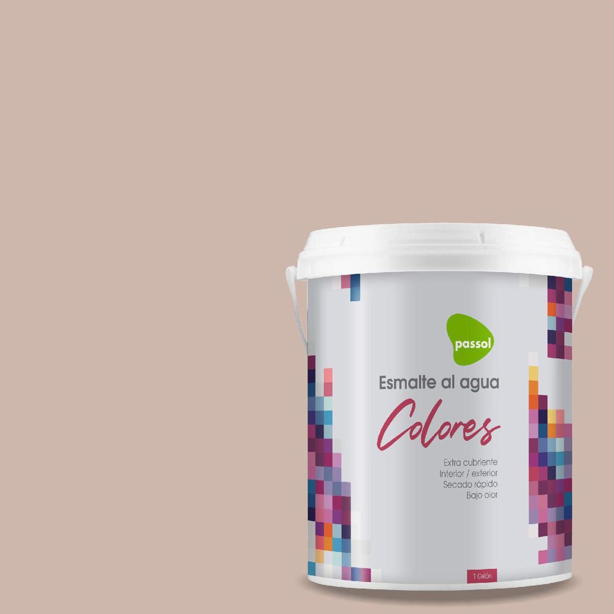 PASSOL - Esmalte al Agua 1 galón(es) Mate Beige Saratoga Sand