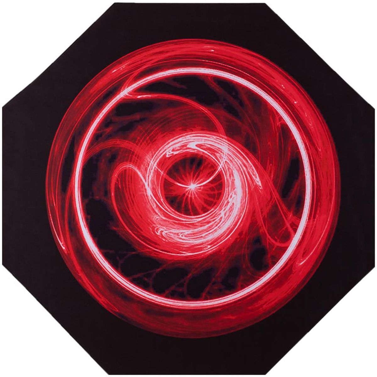 DIB - Protector Piso Gamer 117x117 cm Goma Rojo