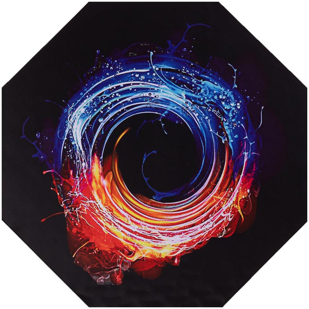 DIB - Protector Piso Gamer 117x117 cm Goma Azul