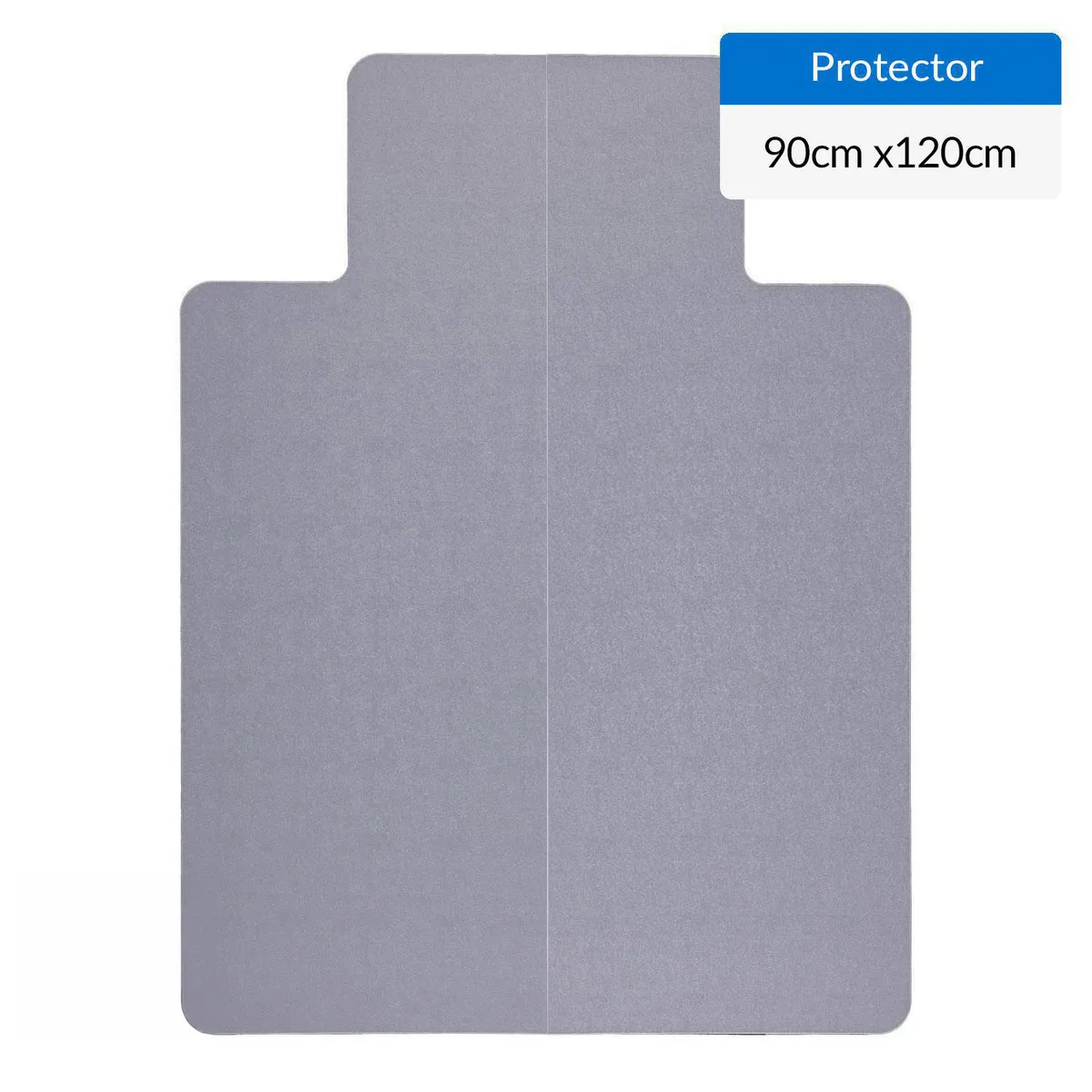 DIB - Protector Piso Chairmat Duro 90x120 cm PVC Gris