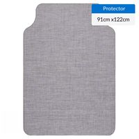Protector Piso Urban 91x122 cm PVC Celeste/Beige
