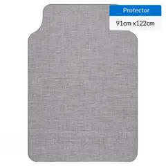 DIB - Protector Piso Urban 91x122 cm Celeste/Beige