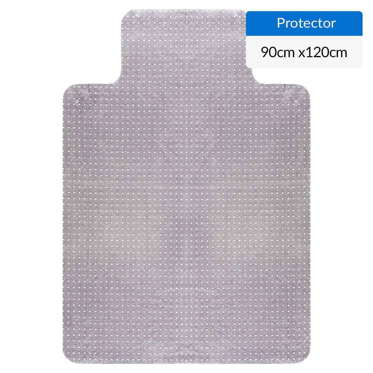 DIB - Protector Piso Chairmat Blando 90x120 cm PVC Gris
