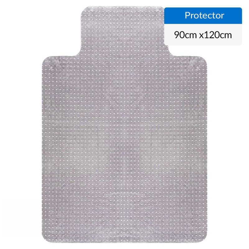 DIB - Protector Piso Chairmat Blando 90x120 cm Gris