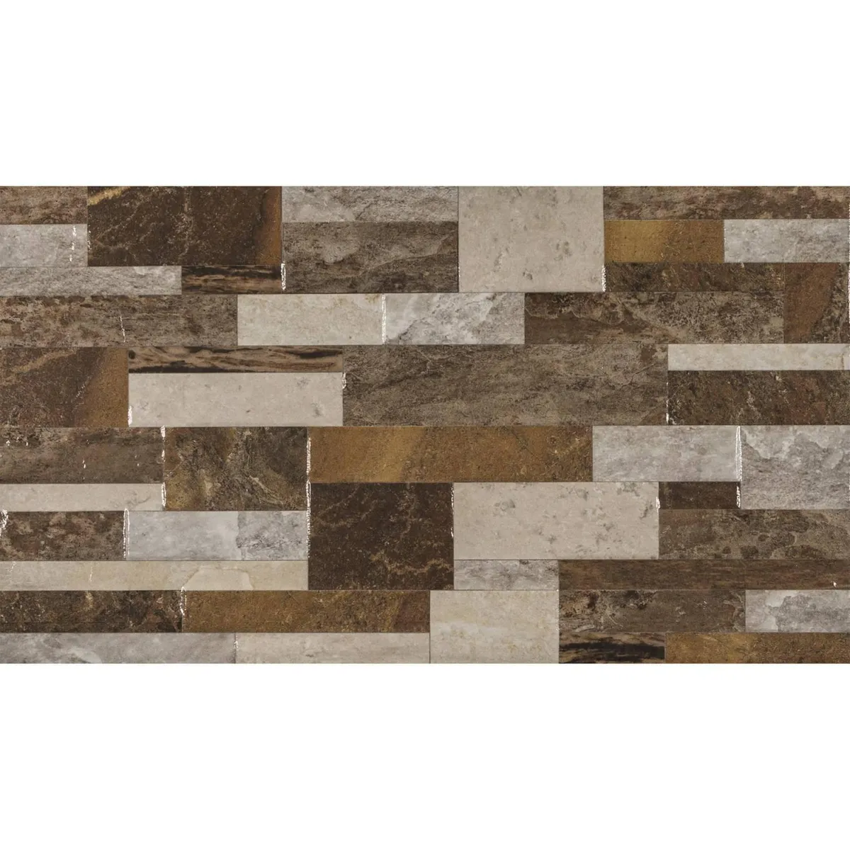 CORDILLERA - Fachaleta 30x60 cm Luau Natural Multicolor 1.31 m2