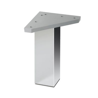 Pata cofrente aluminio 200mm anodizado brillo kutz