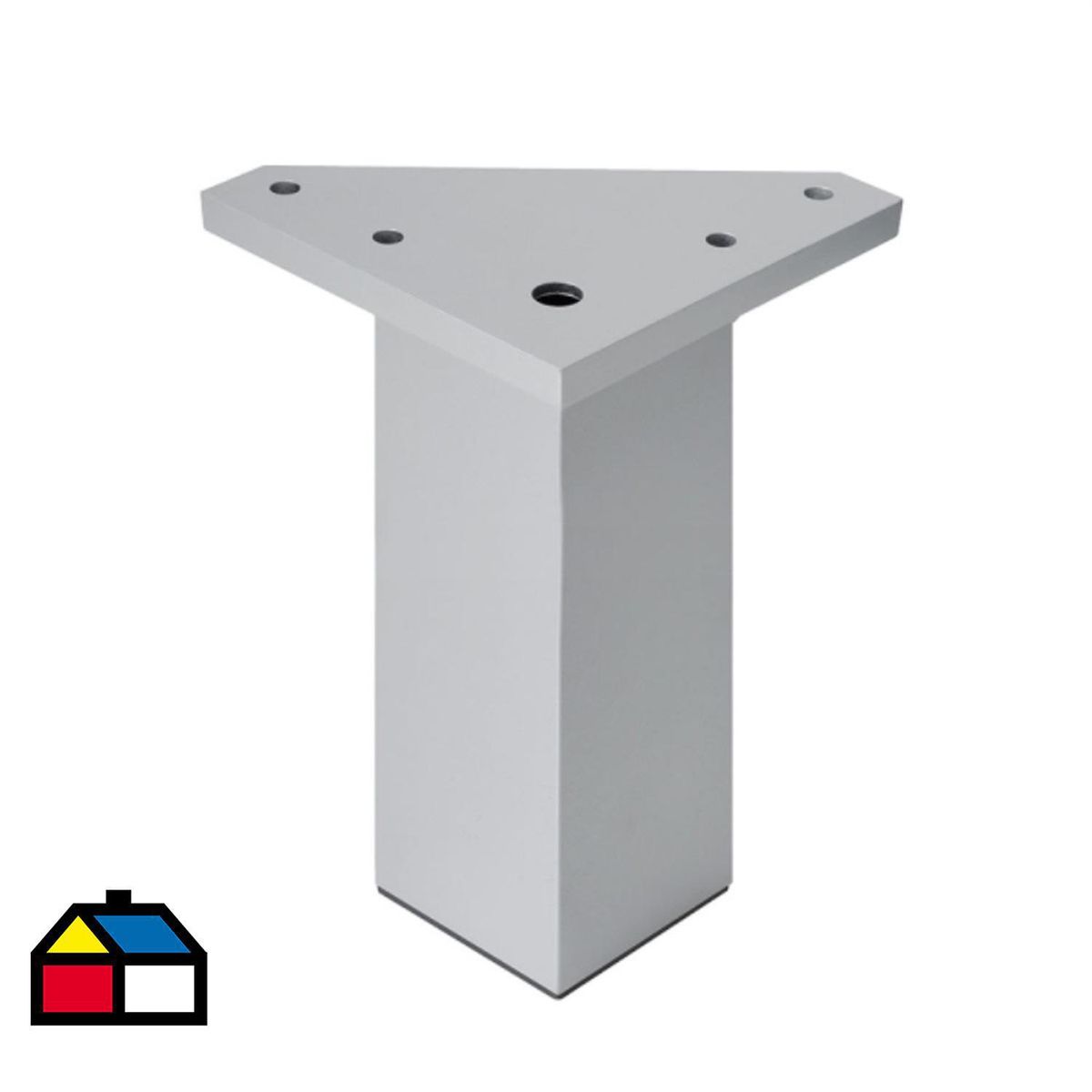 KUTZ - Pata Albufera cuadrada 40x120mm alum/mate abs kutz