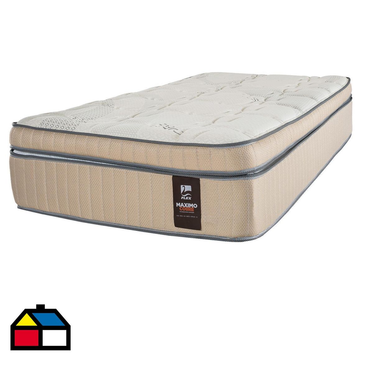 FLEX - Colchón Máximo Cobre 1.5 plaza (105x190)