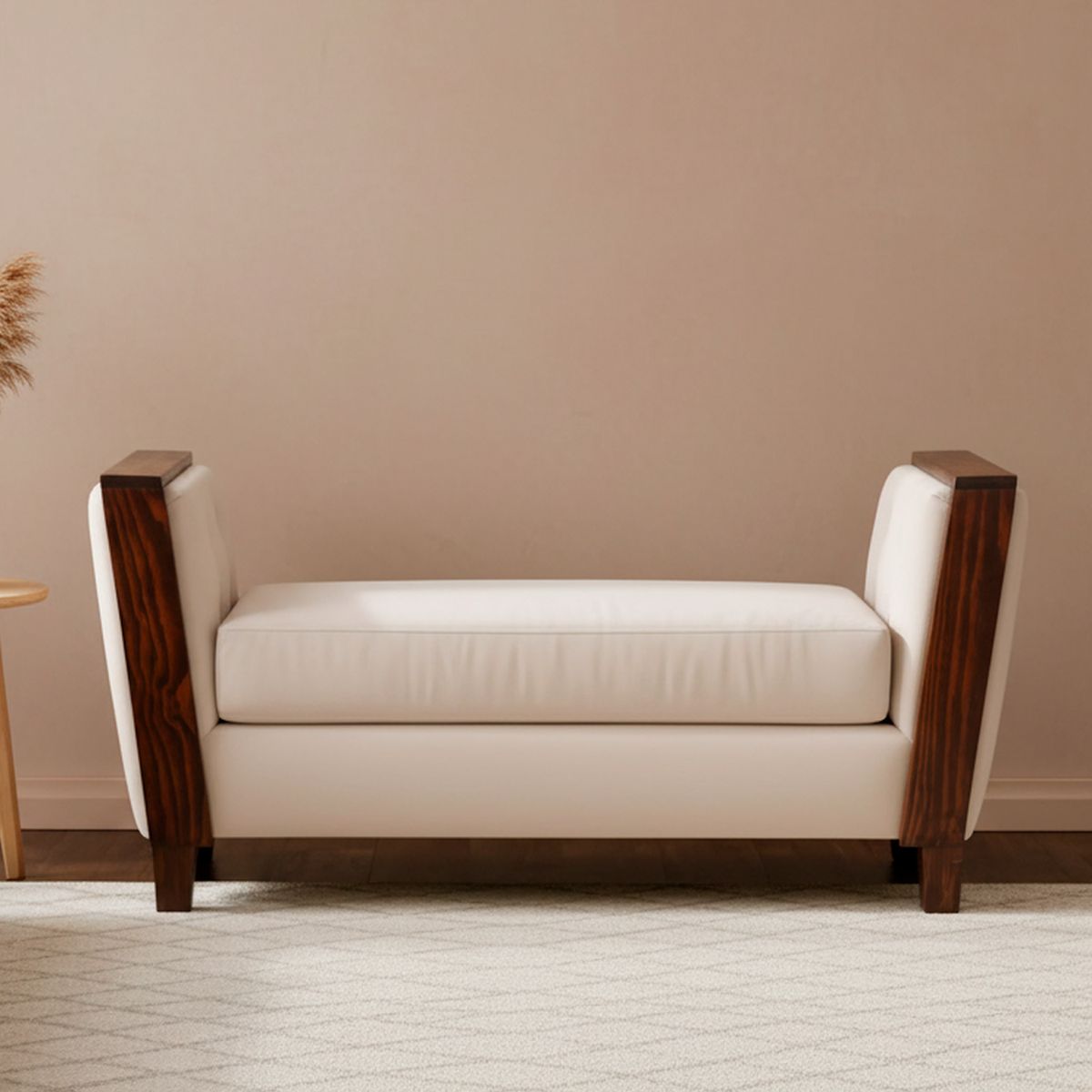 NUEVALINEA - Banqueta 1 cuerpo Venecia 135x73x49 cm Crudo