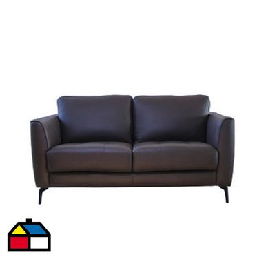 Sofa de cuero renoir chocolate