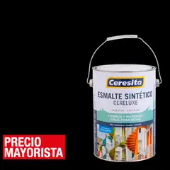 CERESITA - Esmalte Sintético Brillante 1 galón(es) Negro Negro