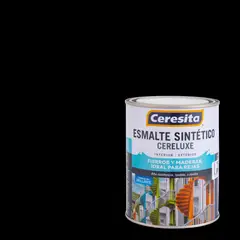 CERESITA - Esmalte Sintético Brillante 0.25 galón(es) Negro Negro