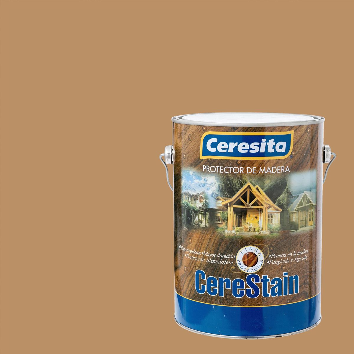 CERESITA - Protector de Madera Cerestain Mate 1 galón(es) Castaño