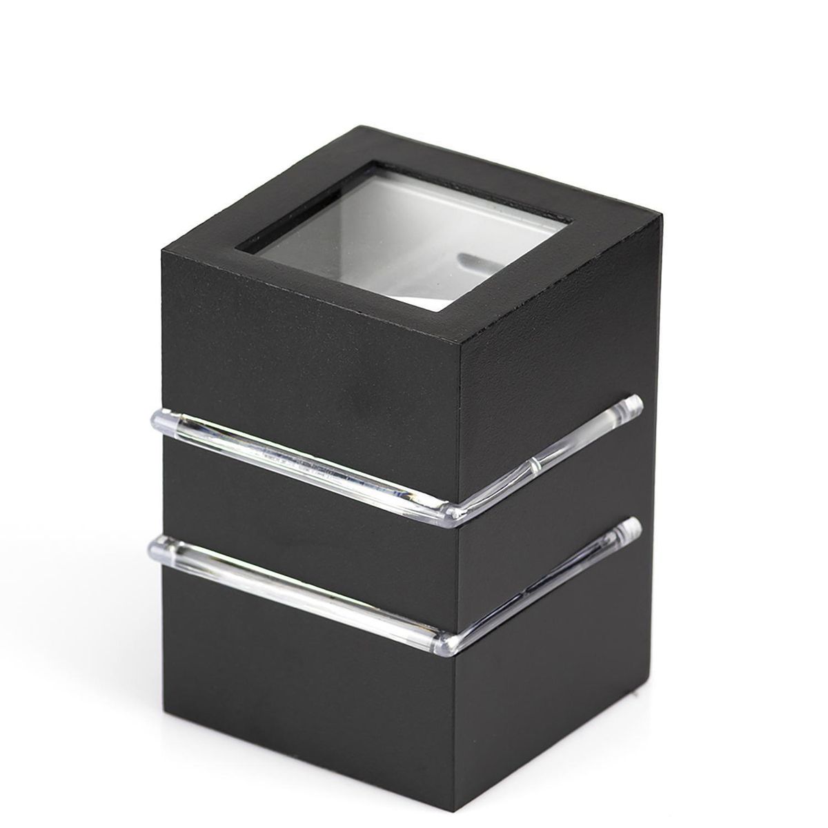 BLUMENAU - Apliqué Flip II 1 Luz Aluminio Negro