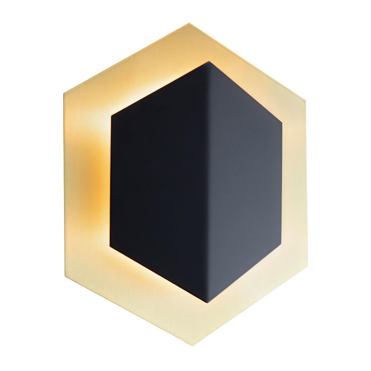 BLUMENAU - Apliqué Quarzo 2 Luces Bronce Negro