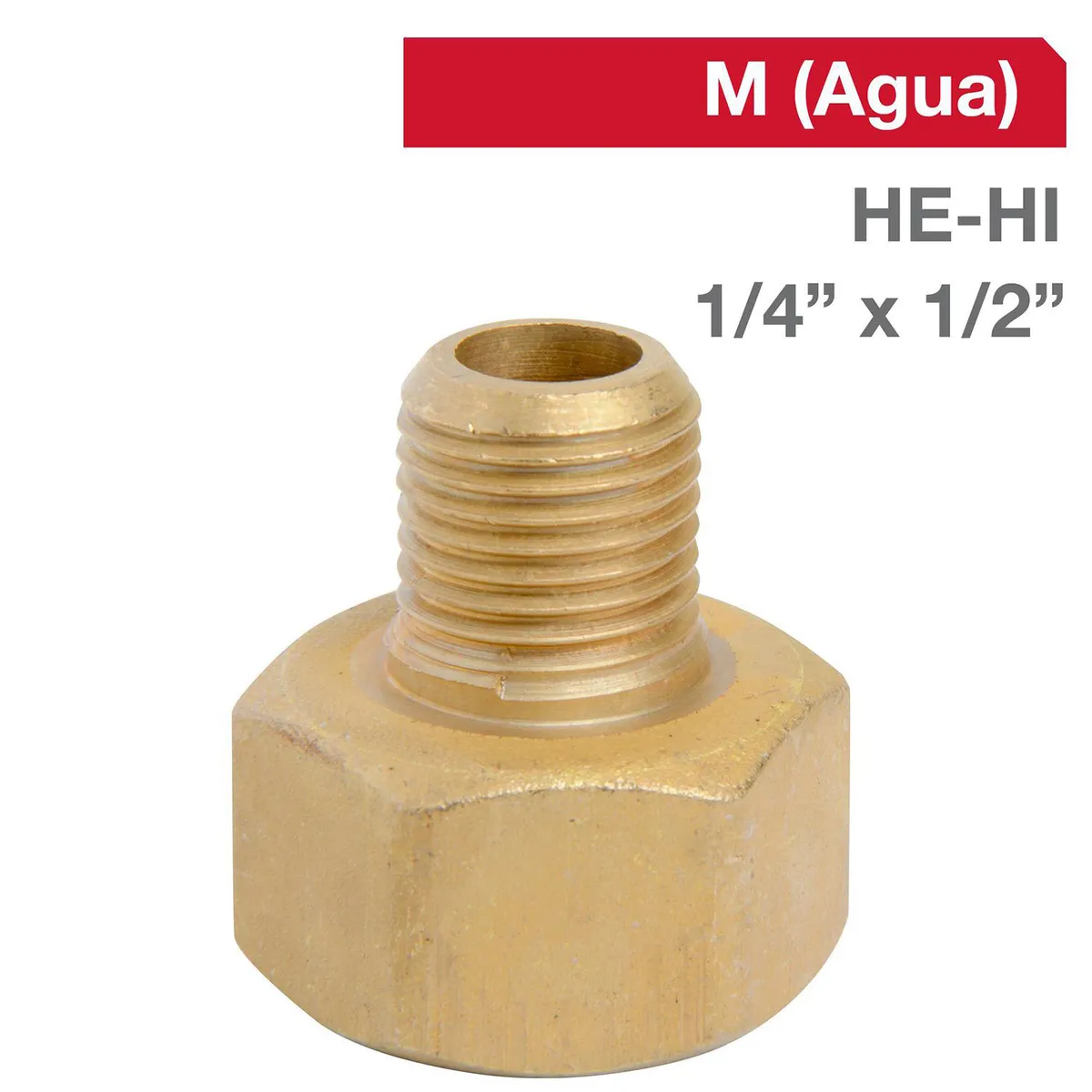 GRIFESA - Niple Bronce HE/HI 1/4" x 1/2" 1u