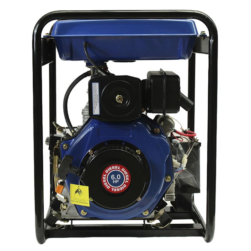 HYUNDAI - Motobomba diesel 3"x3" partida eléctrica agua limpia